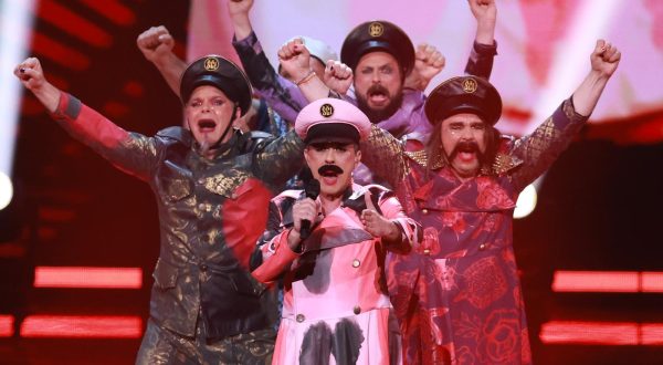 13.05. 2023., Liverpool, Engleska -  Finale  67. Eurosonga. Let 3 nastupio u finalu Eurosonga s pjesmom Mama SC. Photo: Sanjin Strukic/PIXSELL