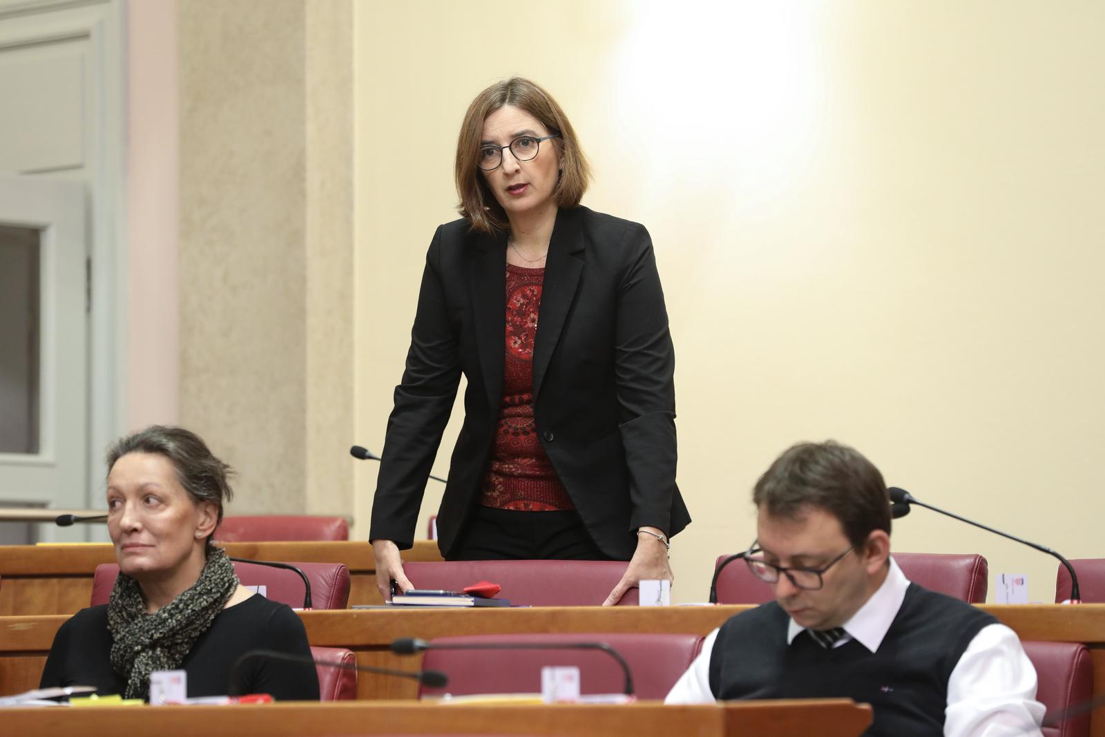 14.04.2023., Zagreb - Nastavljena 16. sjednica Hrvatskog sabora. Marijana Puljak Photo: Robert Anic/PIXSELL