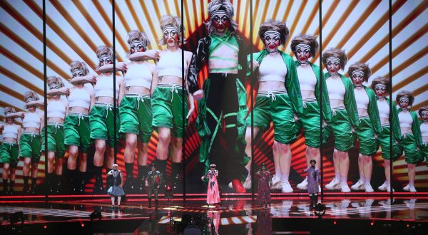 14.05. 2023. Liverpool -  13.05. 2023., Liverpool, Engleska -  Finale  67. Eurosonga. Let 3 nastupio u finalu Eurosonga s pjesmom Mama SC.  Photo: Sanjin Strukic/PIXSELL