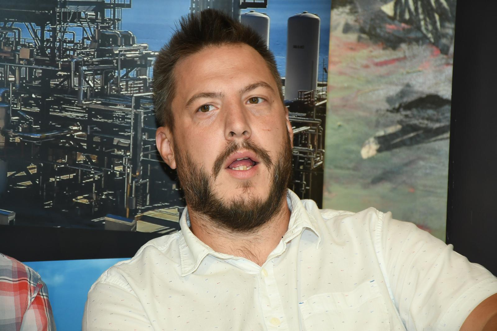 16.08.2022., Sisak - U prostorijama Holandske kuce odrzana je konferencija za medije povodom 9. izdanja Star Film Festa (SFF). zamjenik gradnacelnice Marko Kricka Photo: Nikola Cutuk/PIXSELL
