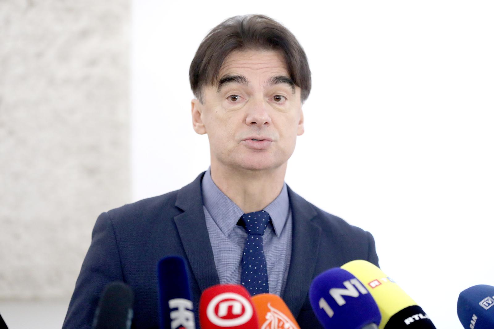 16.12.2022., Zagreb - Na konferenciji za medije odrzanoj u Saboru o novim posacima o inflaciji govorio je zastupnik Branko Grcic. Photo: Patrik Macek/PIXSELL