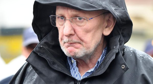 17.05.2023., Mursko Sredisce- Ministar Davor Bozinovic obisao je nasip uz rijeku Muru gdje je stanje od poplave pod kontrolom. Photo: Vjeran Zganec Rogulja/PIXSELL