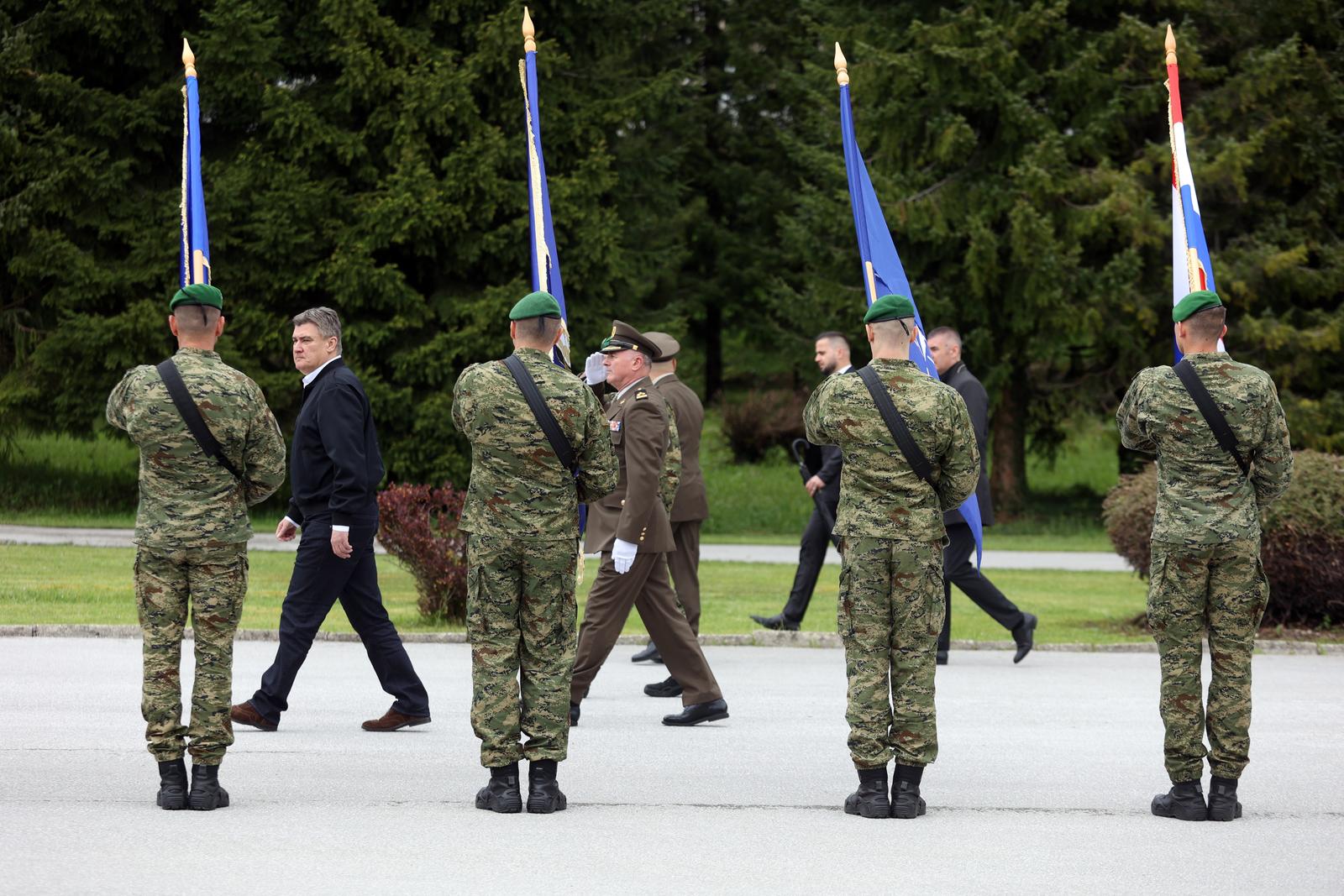 18.05.2023. Delnice - Predsjednik Republike i vrhovni zapovjednik Oruzanih snaga Republike Hrvatske Zoran Milanovic  sudjelovao je na obiljezavanju 32. obljetnice osnutka specijalnih postrojbi Hrvatske vojske i Dana Zapovjedništva specijalnih snaga.  Photo: Nel Pavletic/PIXSELL