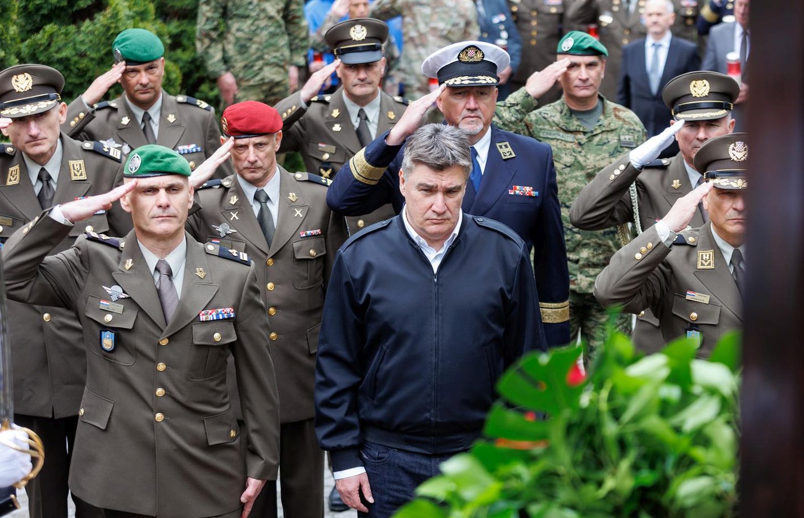 18.05.2023., Delnice - Predsjednik Republike i vrhovni zapovjednik Oruzanih snaga Republike Hrvatske Zoran Milanovic sudjelovao je na obiljezavanju 32. obljetnice osnutka specijalnih postrojbi Hrvatske vojske i Dana Zapovjednistva specijalnih snaga. Photo: Nel Pavletic/PIXSELL