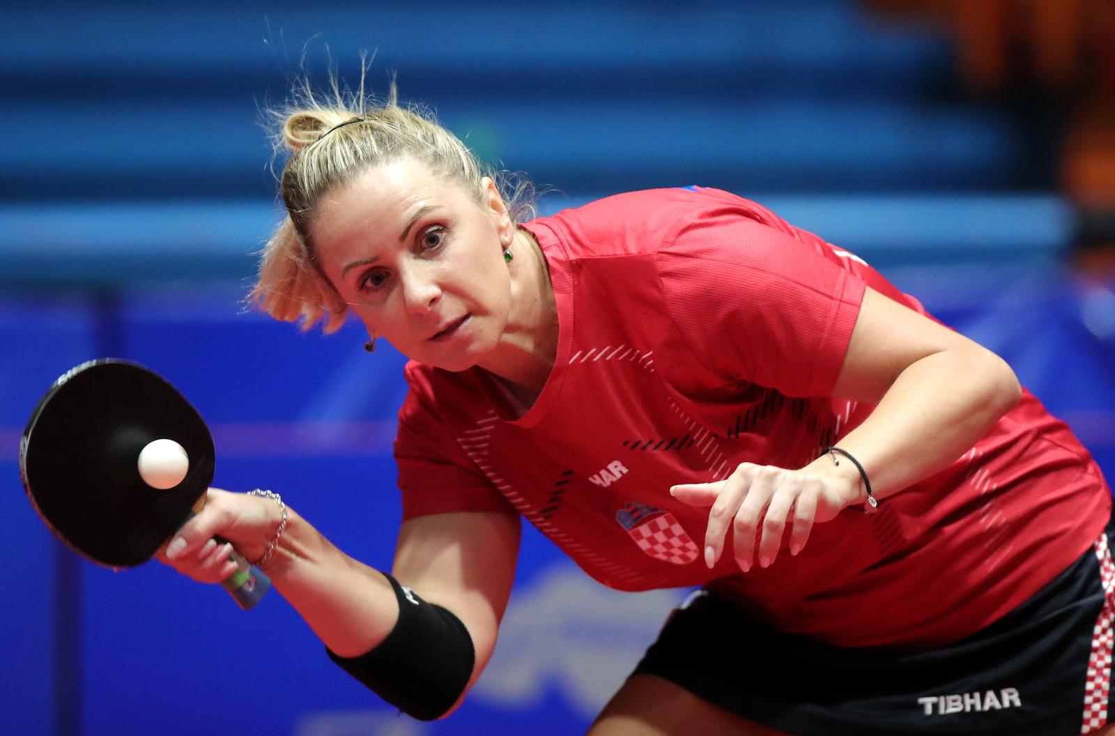 18.06.2021., Zagreb - Dom sportova, dvorana II. Zagreb Open, stolnotenisko medjunarodno natjecanje. Malobabic Ivana. Photo: Sanjin Strukic/PIXSELL