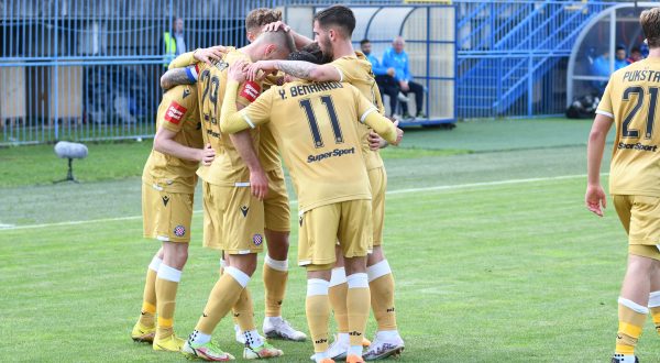 19.05.2023., Gradski stadion Ivan Kusek Apas, Koprivnica - SuperSport HNL, 35. kolo, NK Slaven Belupo - HNK Hajduk. Slavlje. Photo: Damir Spehar/PIXSELL Photo: Damir Spehar/PIXSELL