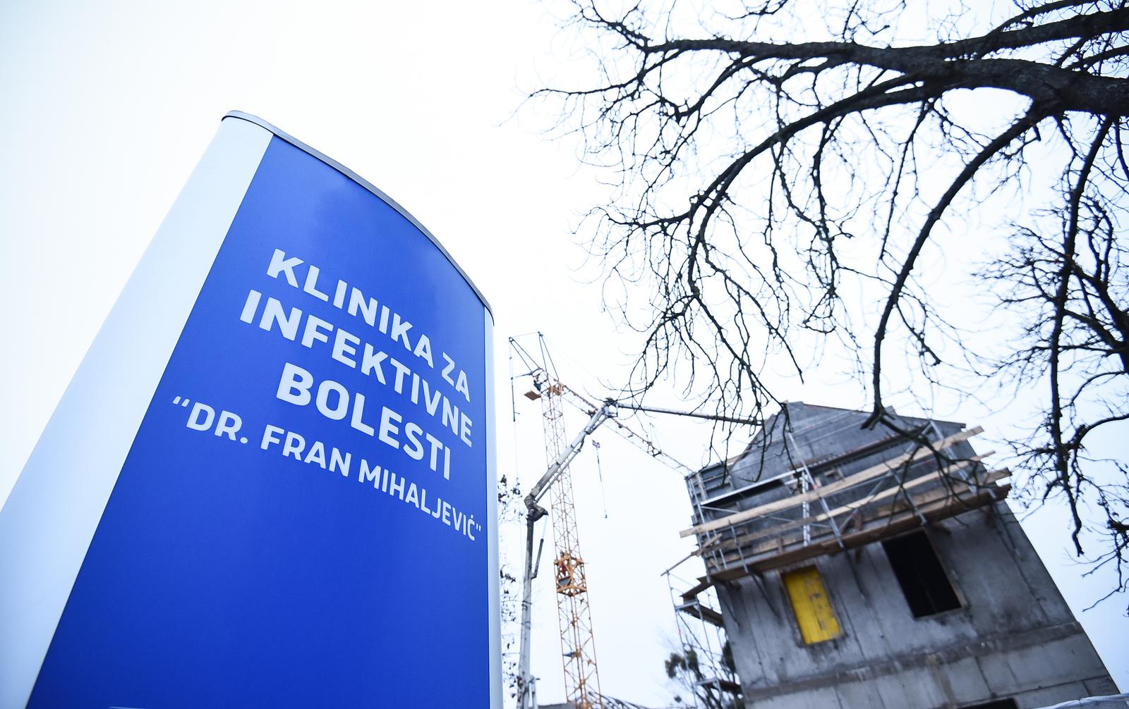 19.12.2022., Zagreb - Obilazak obnovljenog prostora Klinike za infektivne bolesti "Dr. Fran Mihaljevic" nakon potresa. Photo: Neva Zganec/PIXSELL