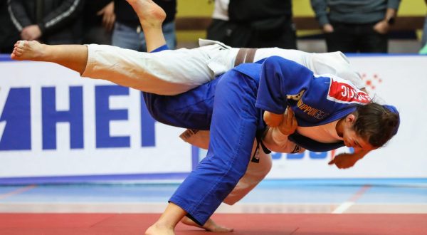 21.01.2023,Zagreb - U dvorani Sutinska vrela odrane su finalne borbe Prvenstva Hrvatske u judo-u. Finalna borba do 78 kg : Jakus Nika vs. Barbara Matic.
 Photo: Jurica Galoic/PIXSELL