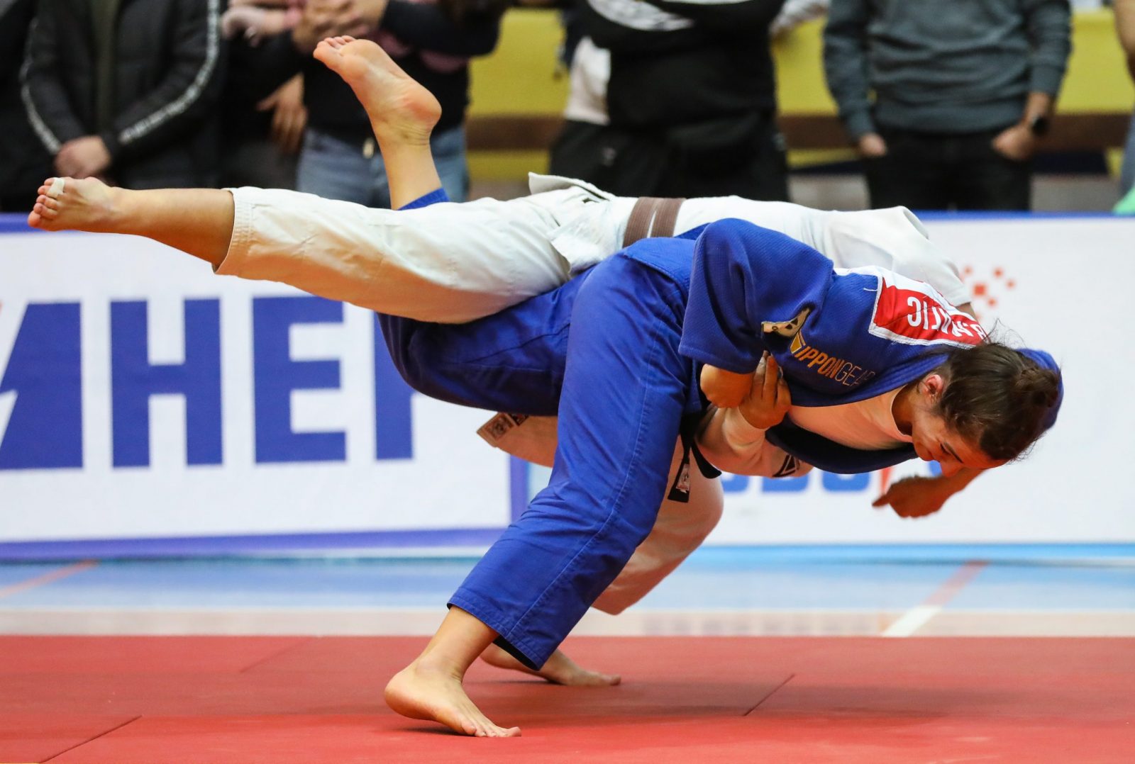 21.01.2023,Zagreb - U dvorani Sutinska vrela odrane su finalne borbe Prvenstva Hrvatske u judo-u. Finalna borba do 78 kg : Jakus Nika vs. Barbara Matic.
 Photo: Jurica Galoic/PIXSELL