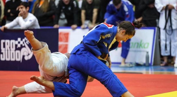 21.01.2023,Zagreb - U dvorani Sutinska vrela odrane su finalne borbe Prvenstva Hrvatske u judo-u. Finalna borba do 78 kg : Jakus Nika vs. Barbara Matic.
 Photo: Jurica Galoic/PIXSELL