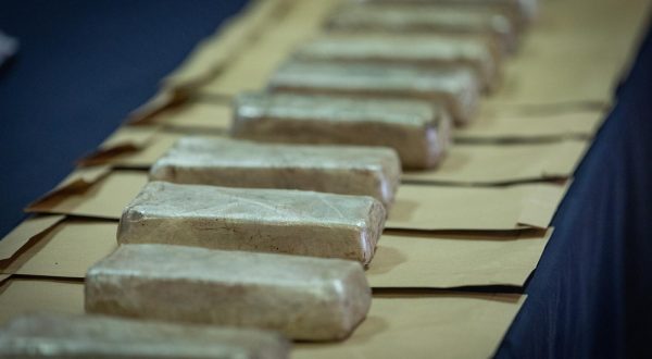 22.02.2023. Osijek - U Policijskoj Upravi osjecko-baranjskoj odrzala se konferencija za medije povodom pronalaska oko 11 kilograma heroina na granicnom prijelazu Batina. Photo: Davor Javorovic/PIXSELL