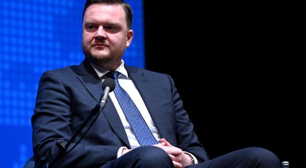 22.05.2023., Zagreb - U koncertnoj dvorani Vatroslav Lisinski predsjednik Vlade Andrej Plenkovic otvorio je konferenciju Ulazak Hrvatske u Europski stabilizacijski mehanizam kao 20. clanica. Marko Primorac, Pierre Gramenga Photo: Marko Lukunic/PIXSELL