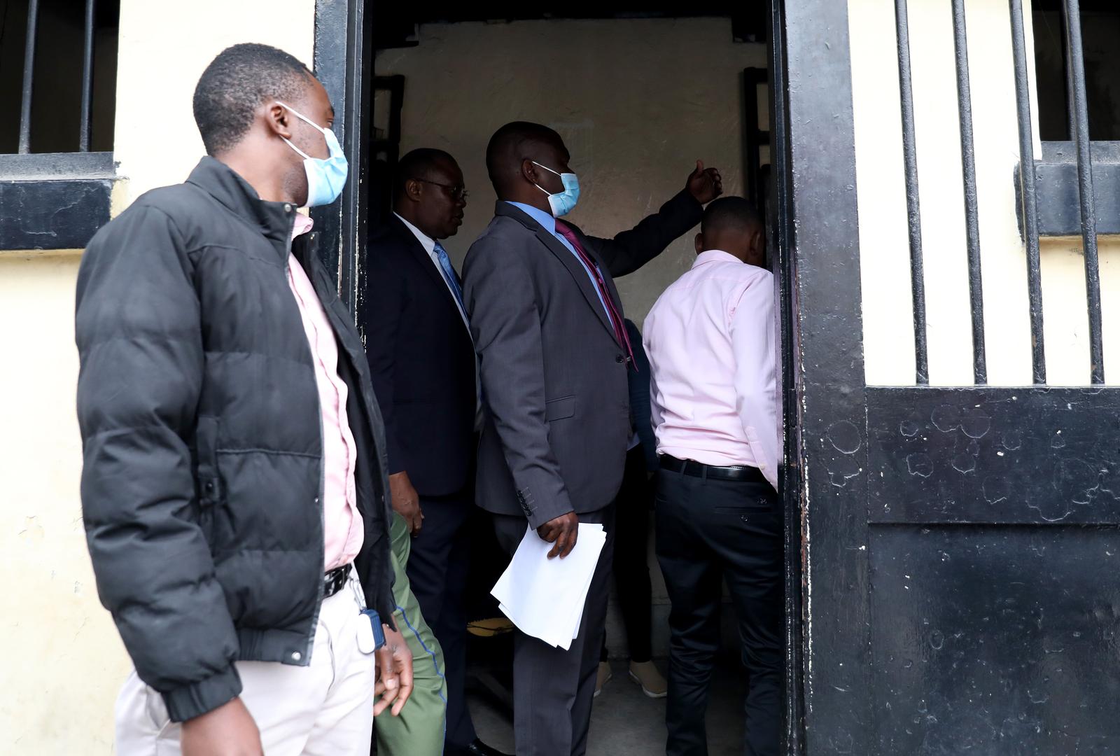 23.01.2023., Ndola, Zambija - Odgodjeno je sudsko rociste za cetiri hrvatska para koja su uhicena u prosincu na aerodromu u Zambiji dok su pokusavali napustiti zemlju s djecom posvojenom iz DR Kongo. Nova rocista zakazana su za 6. i 10. veljace. Aleksandra Persic i Ladislav Persic. Photo: Emica Elvedji/PIXSELL