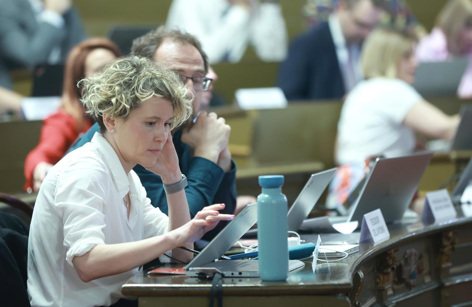 23.05.2023., Zagreb - Gornji grad. U Staroj gradskoj vijecnici odrzana je se 23. sjednica Gradske skupstine Grada Zagreba. Photo: Sanjin Strukic/PIXSELL