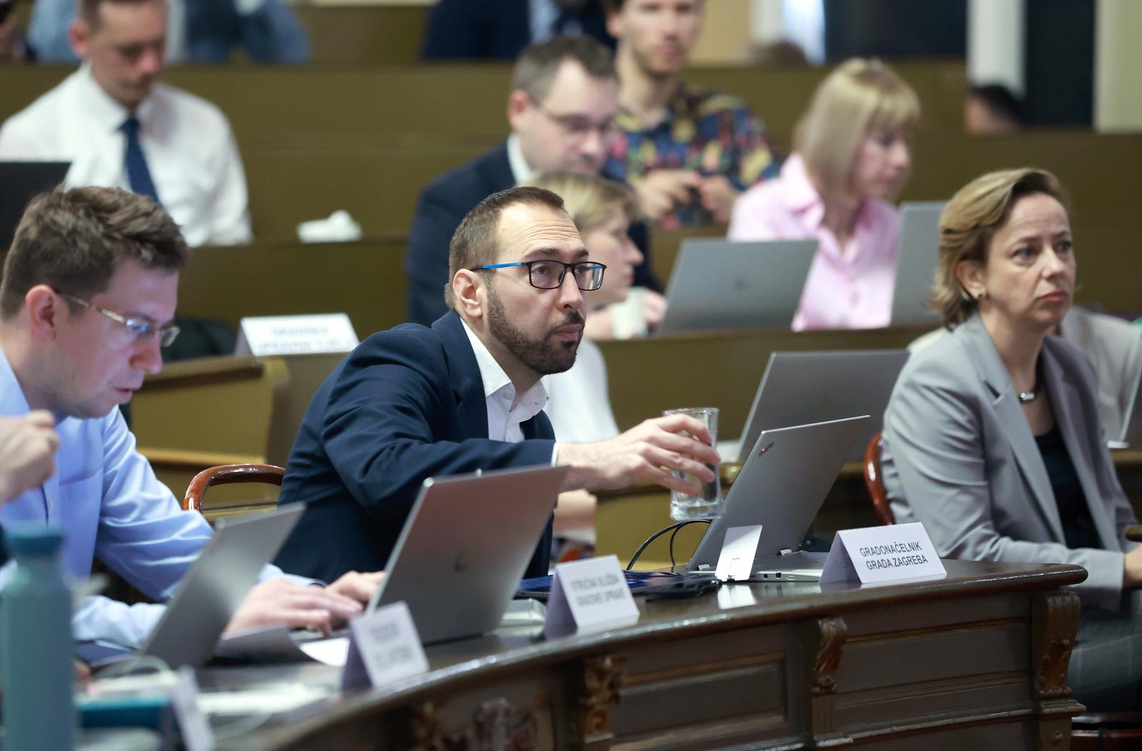 23.05.2023., Zagreb - Gornji grad. U Staroj gradskoj vijecnici odrzana je se 23. sjednica Gradske skupstine Grada Zagreba. Photo: Sanjin Strukic/PIXSELL