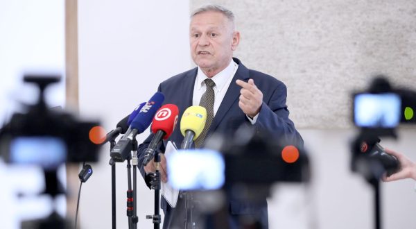 24.05.2023., Zagreb - Na konferenciji za medije odrzanoj u Saboru o poreznoj reformi koju je danas predstavila Vlada govorio je Davorko Vidovic. Photo: Patrik Macek/PIXSELL