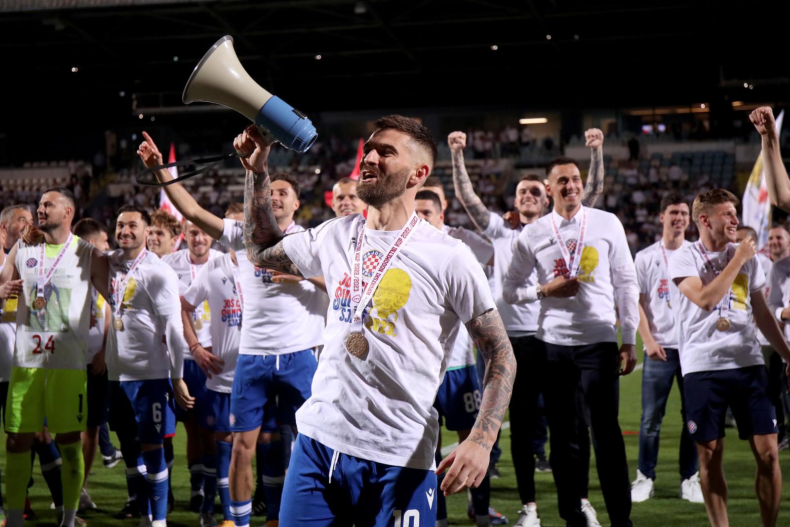 24.05.2023., stadion HNK Rijeka, Rijeka - Finalna utakmica SuperSport Hrvatskog nogometnog kupa, HNK Hajduk - HNK Sibenik. Marko Livaja Photo: Luka Stanzl/PIXSELL