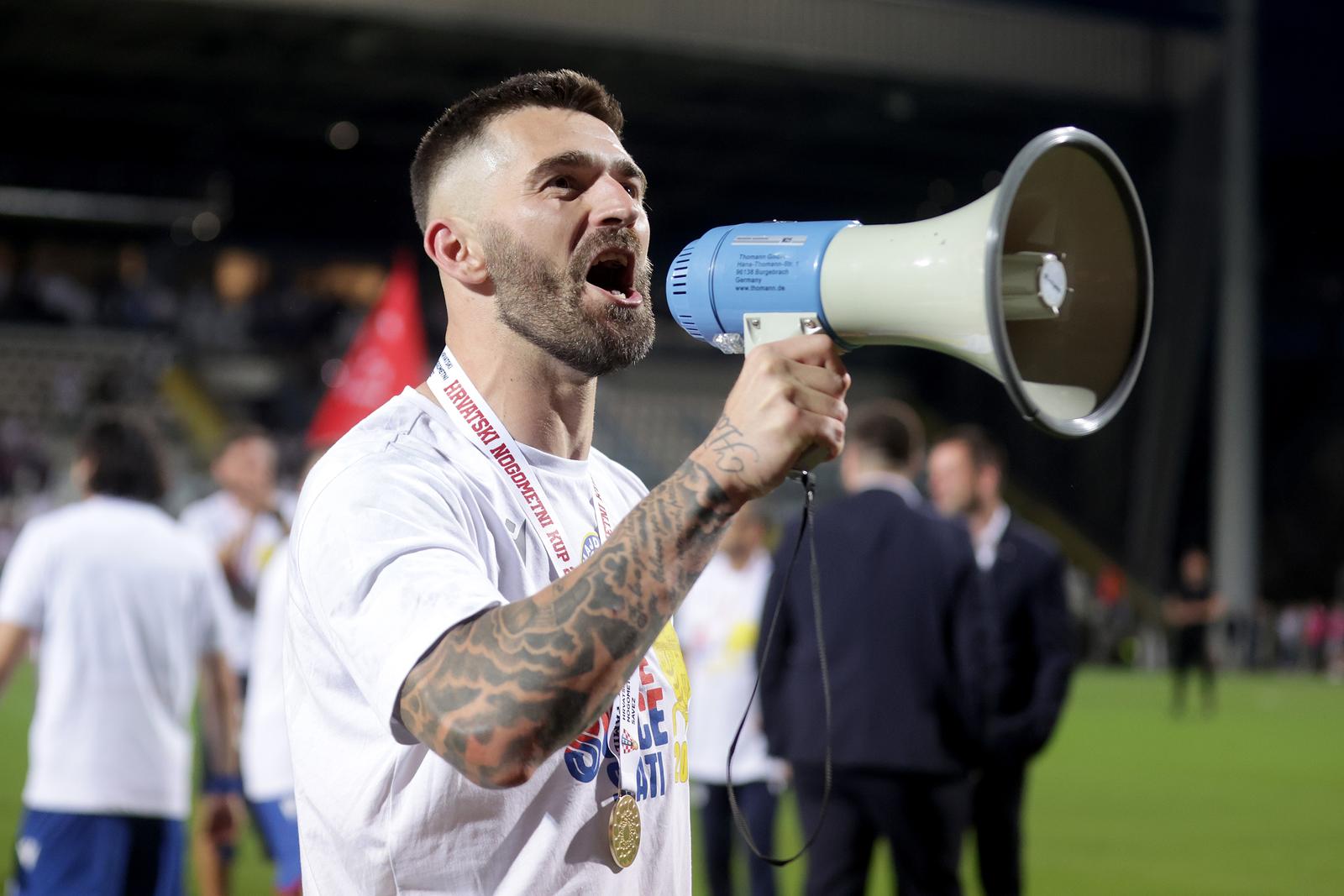 24.05.2023., stadion HNK Rijeka, Rijeka - Finalna utakmica SuperSport Hrvatskog nogometnog kupa, HNK Hajduk - HNK Sibenik. Marko Livaja Photo: Luka Stanzl/PIXSELL