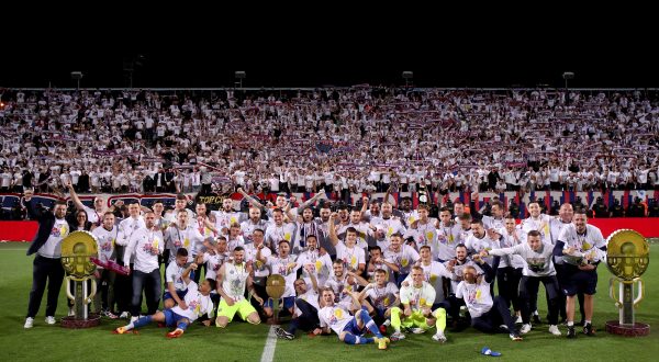 24.05.2023., stadion HNK Rijeka, Rijeka - Finalna utakmica SuperSport Hrvatskog nogometnog kupa, HNK Hajduk - HNK Sibenik.
 Photo: Luka Stanzl/PIXSELL