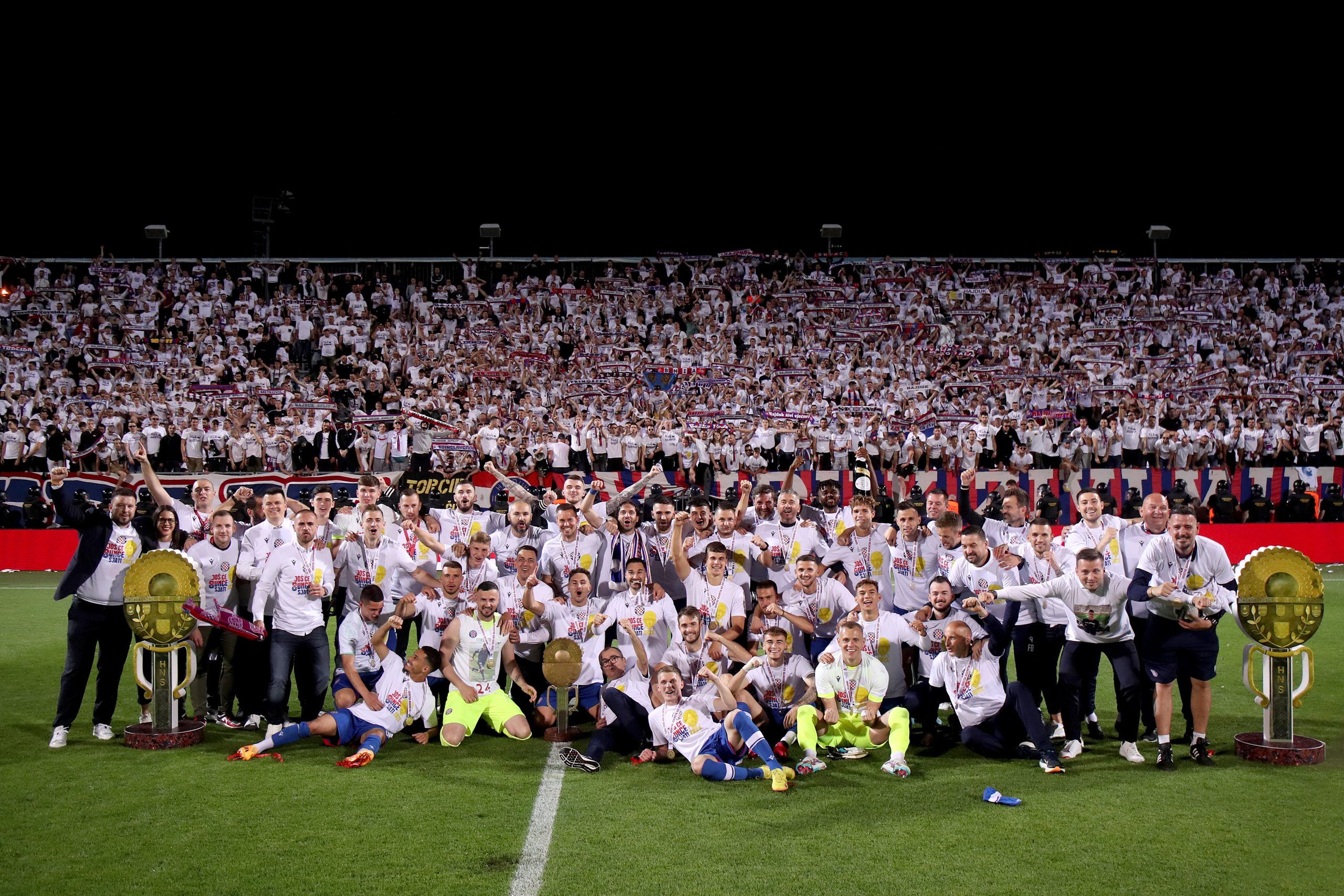 24.05.2023., stadion HNK Rijeka, Rijeka - Finalna utakmica SuperSport Hrvatskog nogometnog kupa, HNK Hajduk - HNK Sibenik.
 Photo: Luka Stanzl/PIXSELL
