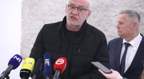 29.03.2023., Zagreb - U Saboru je odrzana konferencija za medije Socijaldemokrata o Petrokemiji Kutina i drugim aktualnim temema. Zeljko Klaus Photo: Patrik Macek/PIXSELL