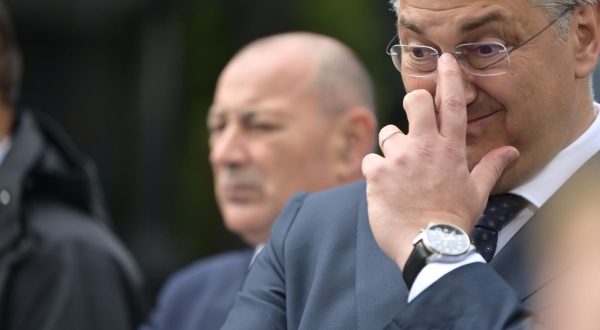 13.05.2023., Zagreb - Na groblju Mirogoj obiljezena je obljetnica Bleiburga polaganjem vijenaca i molitvom kod sredisnjeg kriza. Photo: Igor Soban/PIXSELL
