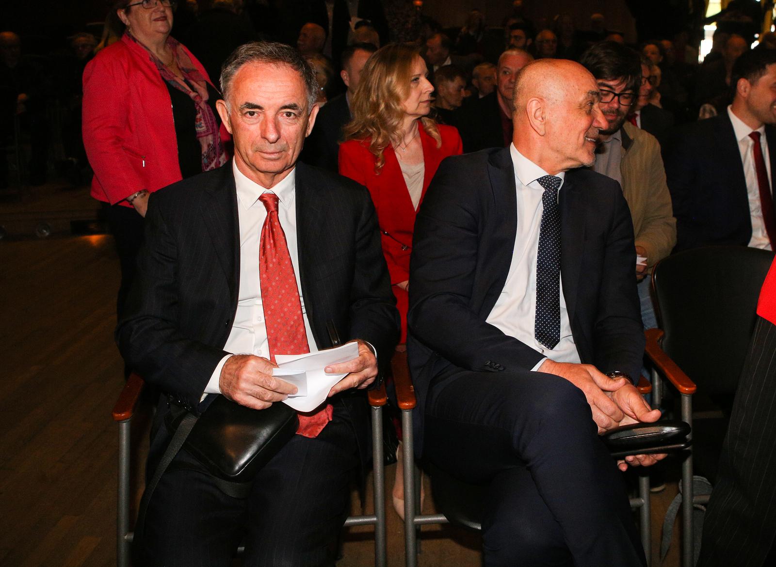08.05.2023., Zagreb -  U KD Vatroslav Lisinski odrzana je svecana akademija u povodu obiljezavanja Dana pobjede nad fasizmom, Danom oslobodjenja grada Zagreba i Dana Europe u organizaciji Saveza antifasistickih boraca i antifasista Republike Hrvatske Photo: Zeljko Hladika/PIXSELL