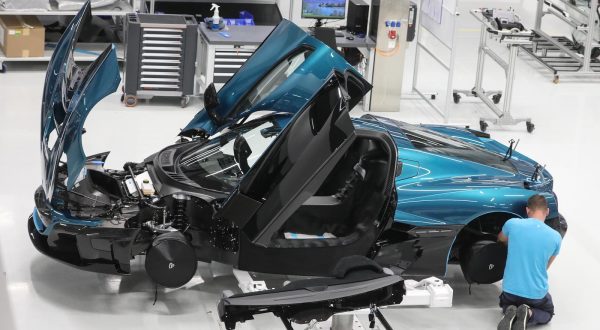 21.03.2023., Zagreb, proizvodni pogon tvrtke Rimac Grupe,  odnosno kompanija Bugatti Rimac i Rimac Technology sa sjedistem u Jankomiru gdje se proizvodi elektricni automobil Rimac Nevera. Photo: Robert Anic/PIXSELL