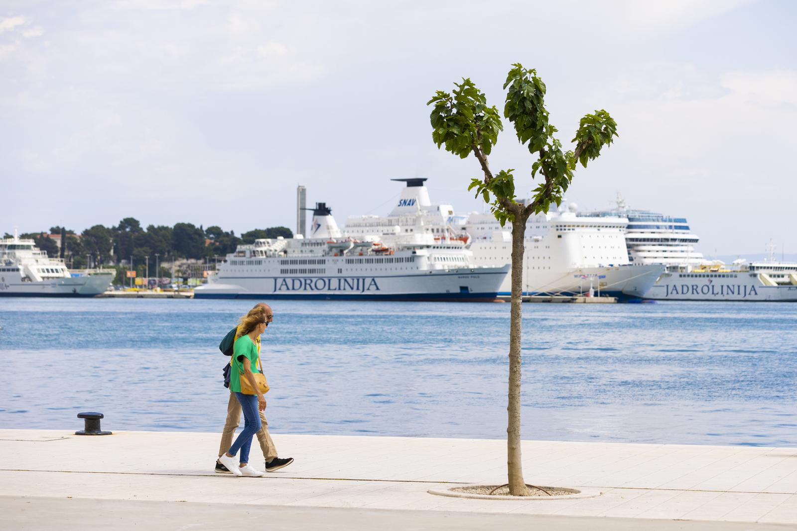 21.05.2023., Split - Suncano i toplo vrijeme u Splitu. Photo: Milan Sabic/PIXSELL