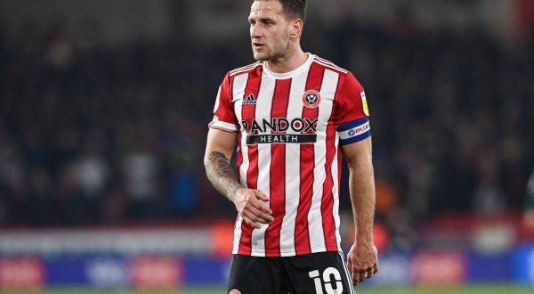 Sky Bet Championship Sheffield United v Middlesbrough Billy Sharp 10 of Sheffield United during the game Copyright: xCraigxThomas/NewsxImagesx