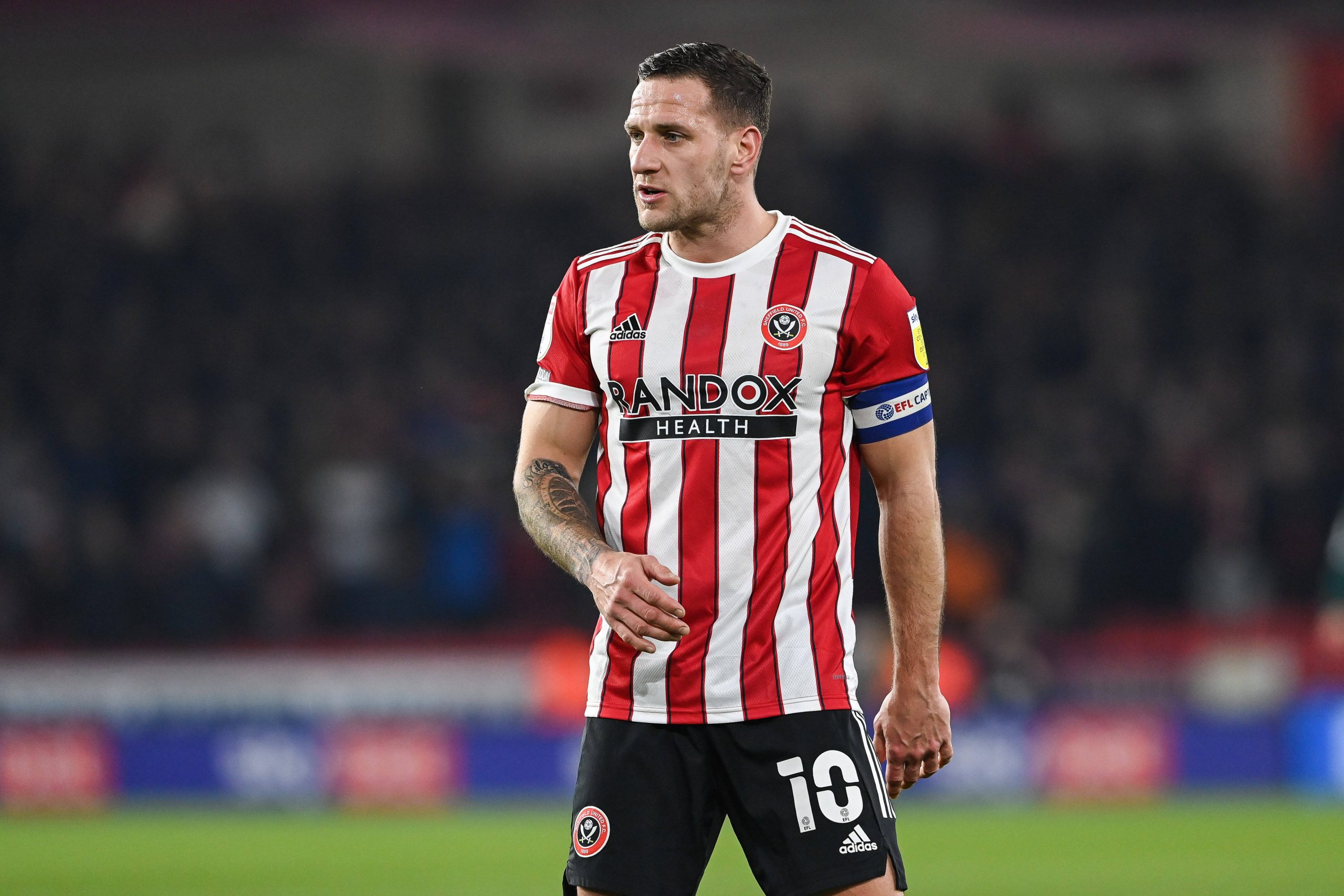 Sky Bet Championship Sheffield United v Middlesbrough Billy Sharp 10 of Sheffield United during the game Copyright: xCraigxThomas/NewsxImagesx