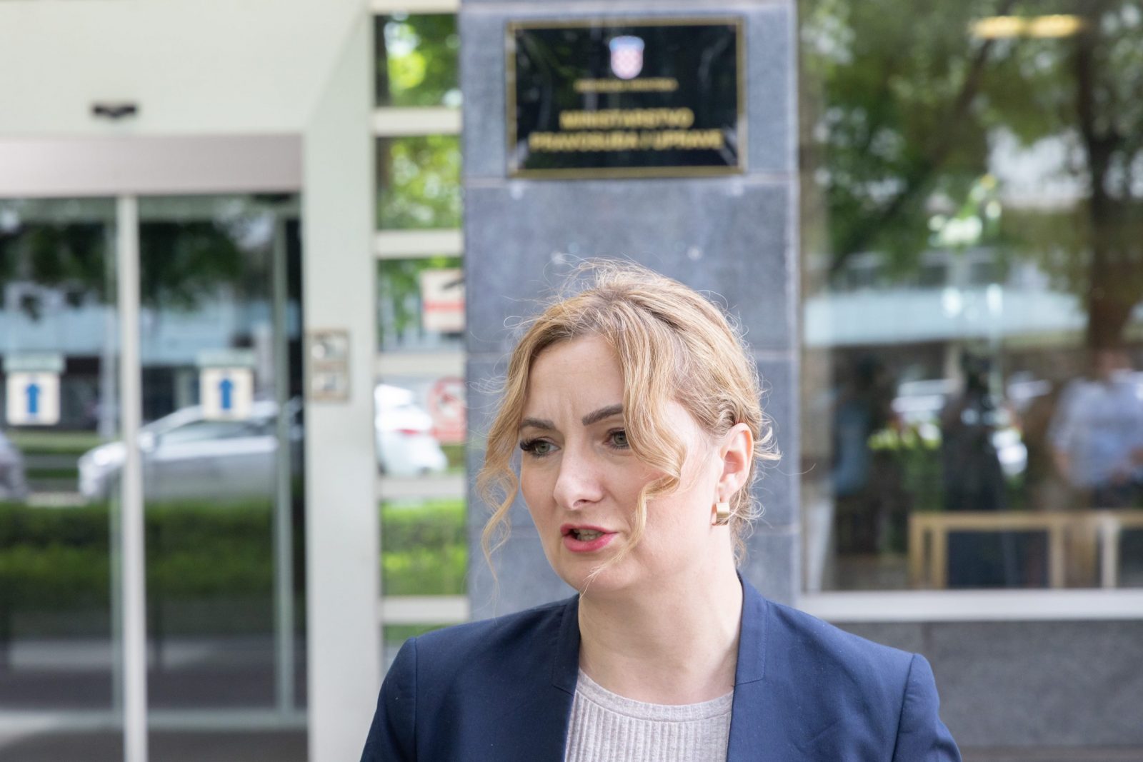Zagreb, 12.06.2023. - Dolazak Ive Šušković na sastanak s ministrom Malenicom.
Na fotografiji Iva Šušković.
foto HINA/ Edvard ŠUŠAK/ es