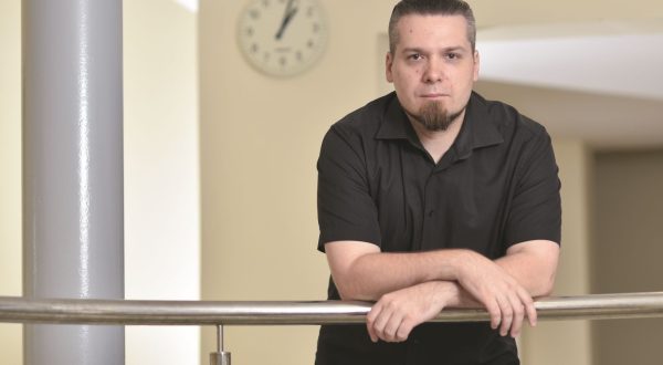 01.06.2023., Zagreb - Luka Perusic, asistent na dsjeku za filozofiju Filozofskog fakulteta u Zagrebu. 
Photo Sasa ZinajaNFoto