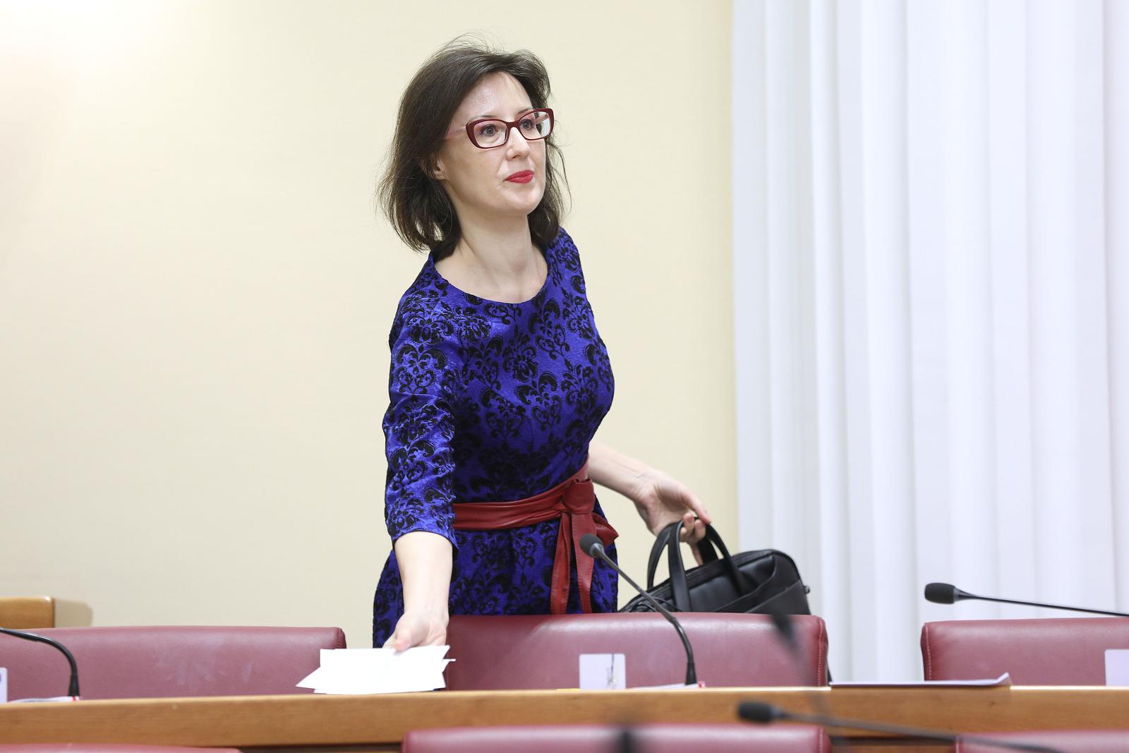 01.06.2023., Zagreb - Sabor 16. sjednicu nastavlja raspravom o izmjenama i dopunama Zakona o pravosudnoj suradnji u kaznenim stvarima s drzavama clanicama Europske unije. Dalija Oreskovic Photo: Patrik Macek/PIXSELL