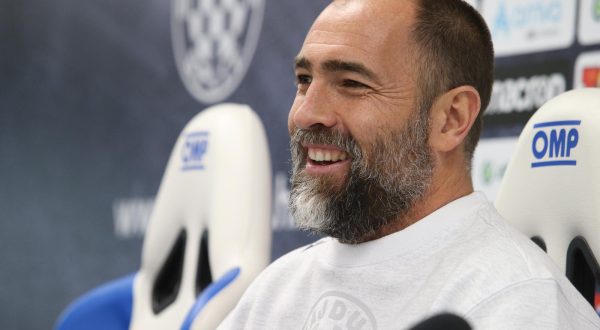 03.03.2020., Split- Trener Hajduka Igor Tudor odrzao konferenciju za medije uoci derbi utakmice 25. Kola HT Prve Lige protiv Dinama koa se igra u srijedu 04. ozujka.r"nPhoto: Ivo Cagalj/PIXSELL