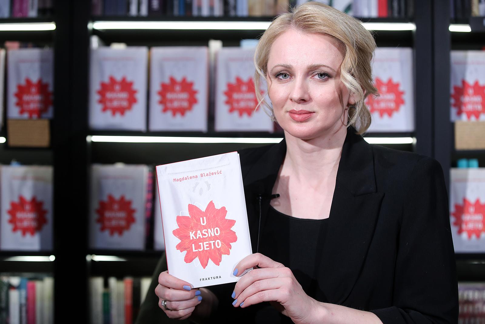 04.03.2022., Zagreb - Predstavljanje knjige mjeseca magazina BestBook i knjizare Faktura, U kasno ljeto, autorice Magdalene Blazevic. 
  Photo: Goran Stanzl/PIXSELL