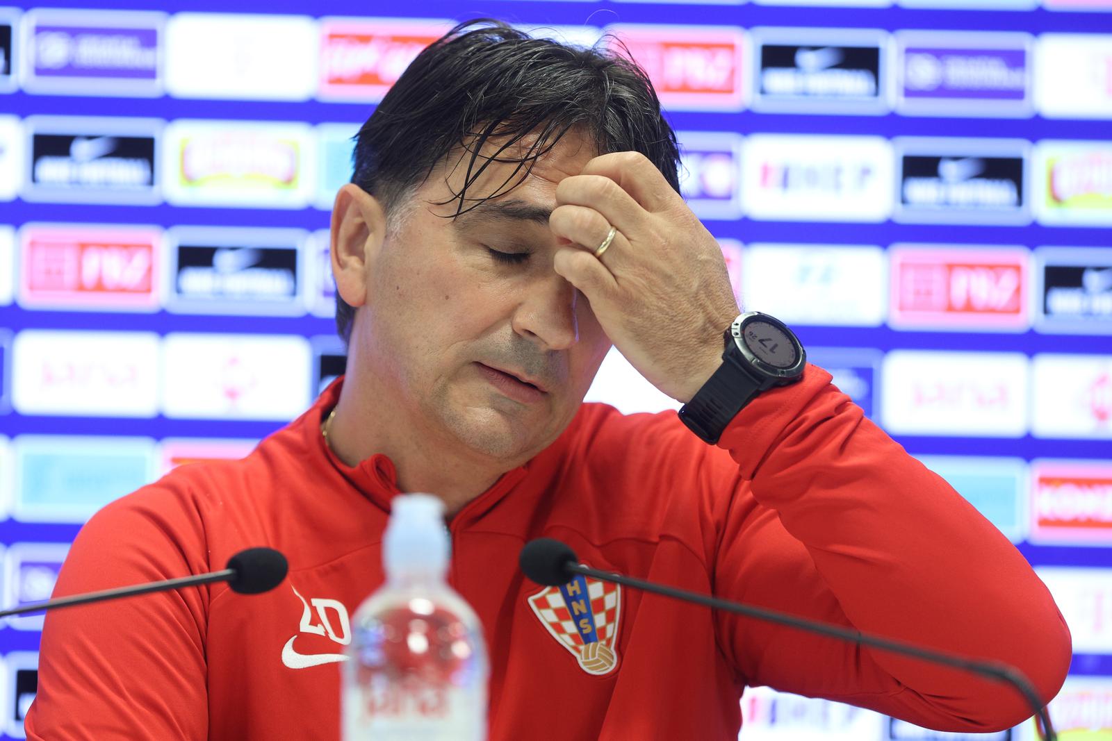 5.6.2023., Rijeka -Konferencija za medije izbornika Hrvatske nogometne reprezentacije Zlatka Dalica.   Photo: Nel Pavletic/PIXSELL