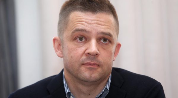 06.04.2016., Zagreb, Novinarski dom - Tribina Kontekstualizacija historijskog revizionizma u organizaciji Kulturnjaci 2016.  Tvrtko Jakovina. Photo: Igor Kralj/PIXSELL