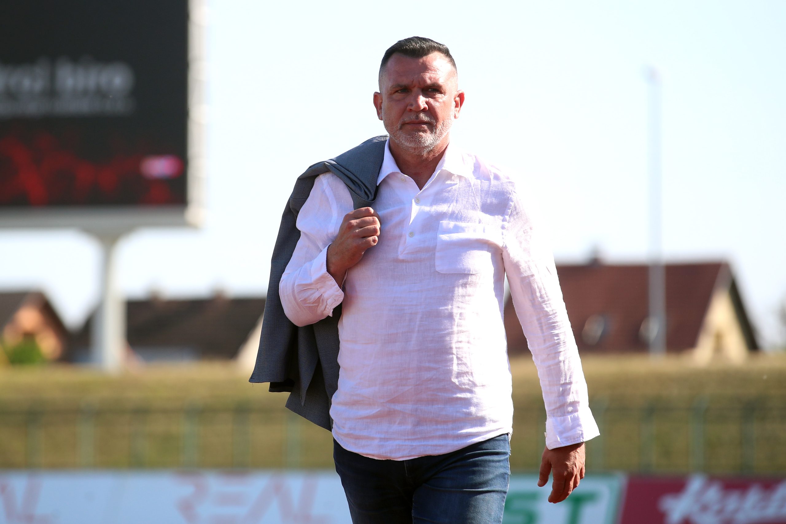 06.05.2023., Gradski stadion, Velika Gorica - SuperSport HNL, 33. kolo, HNK Gorica - NK Slaven Belupo. trenerski Gorica Zoran Zekic, trener Slaven Belupa Zeljko Sopic Photo: Luka Stanzl/PIXSELL