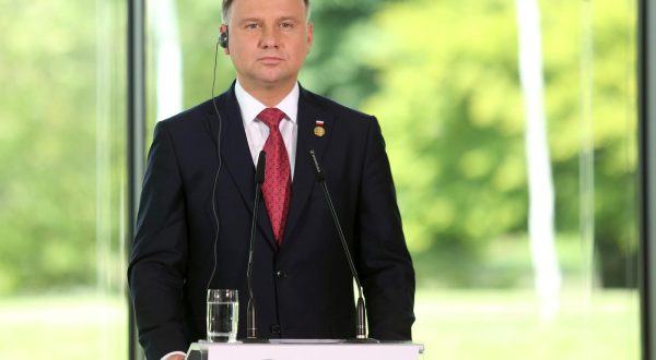 06.06.2019., Brdo kod Kranja, Slovenija - Drugi dan dvodnevnog summita inicijative Triju mora na kojem sudjeluje predsjednica Republike Hrvatske Kolinda Grabar Kitarovic i Borut Pahor. Zajednicka konferencija za medije. Photo: Marko Prpic/PIXSELL