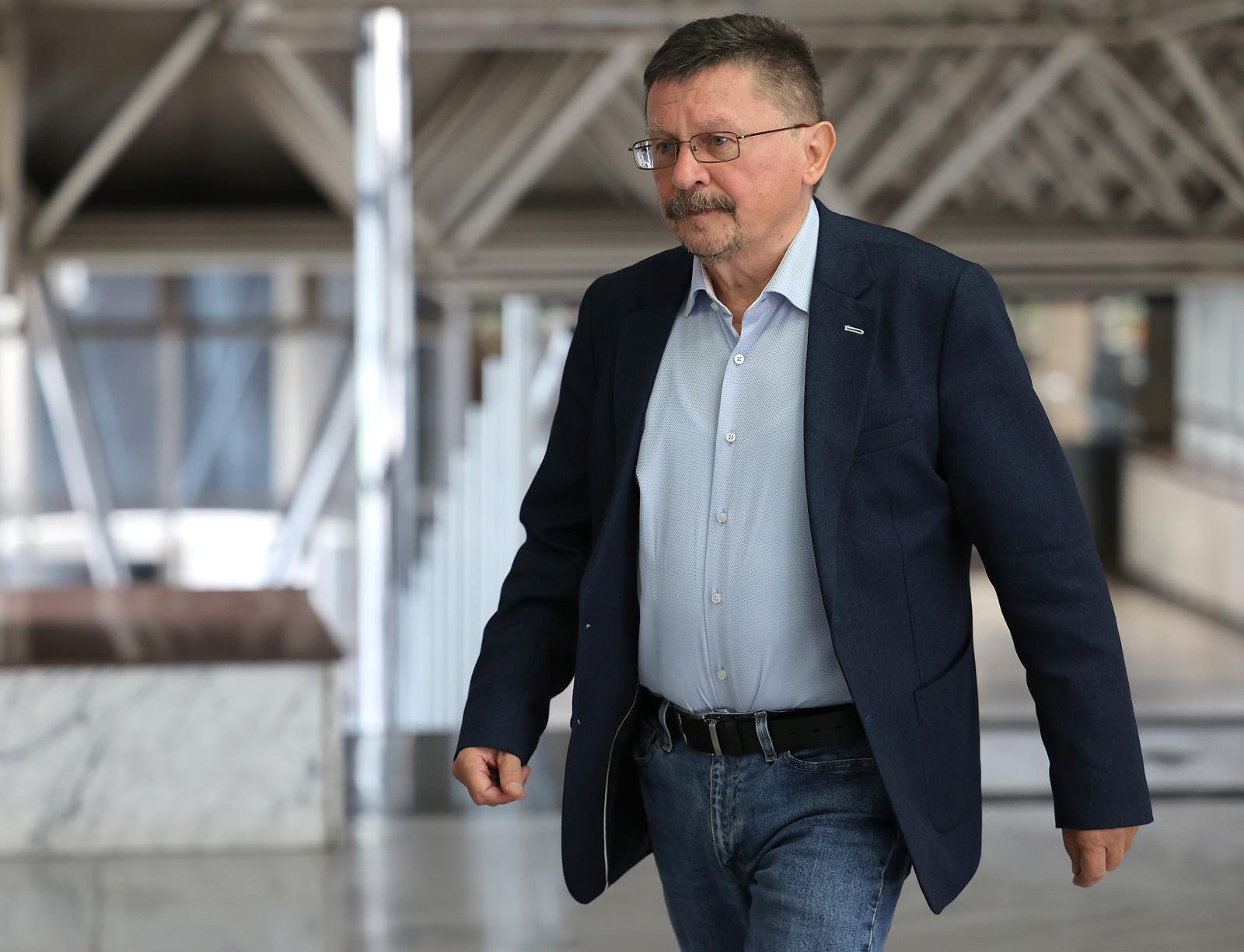06.10.2022., Zagreb - Treci sastanak pregovarackih odbora Vlade RH i predstavnika sindikata javnih i drzavne sluzbe o sklapanju dodatka Temeljnom kolektivnom ugovoru za sluzbenike i namjestenike u javnim sluzbama i dodatka Kolektivnom ugovoru za drzavne sluzbenike i namjestenike. Pregovori ce se odrzati kroz dva sastanka i to s predstavnicima sindikata javnih sluzbi. Photo: Marko Prpic/PIXSELL