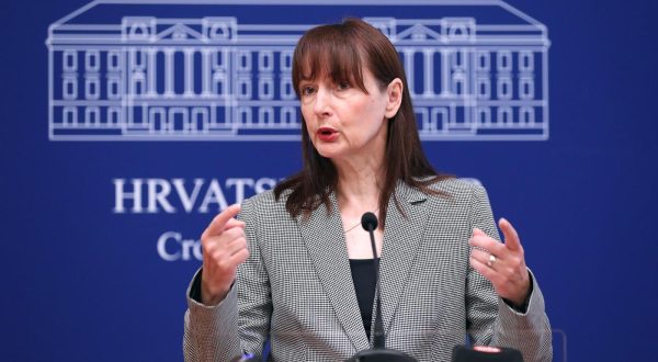 07.06.2023., Zagreb - Na konferenciji za medije odrzanoj u Saboru o temi „Zakonski okvir posvojenja iz tzv. trecih drzava“ govorila je Vesna Vucemilovic. Photo: Patrik Macek/PIXSELL