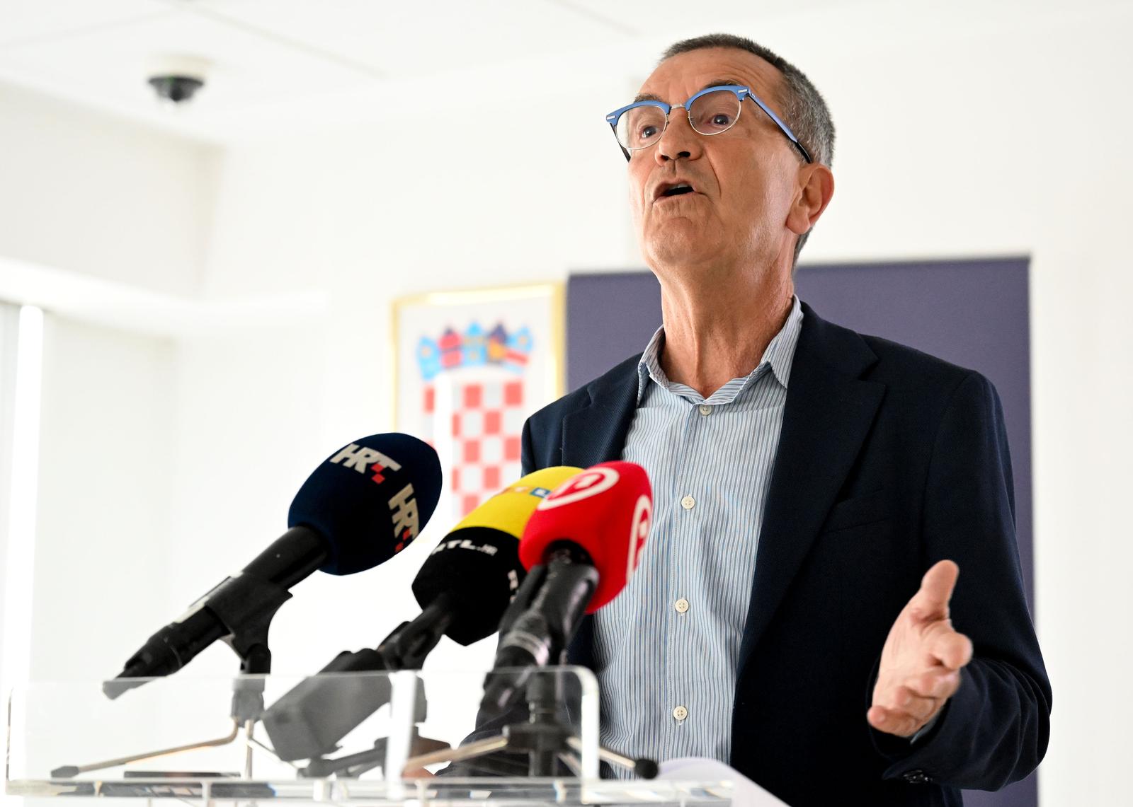 7.6.2023., Zagreb - U Nacionalnom centru za vanjsko vrednovanje obrazovanja ravnatelj Vinko Filipovic predstavio je rezultate nacionalnih ispita u skolskoj godini 2022. i 2023. Photo: Davorin Visnjic/PIXSELL