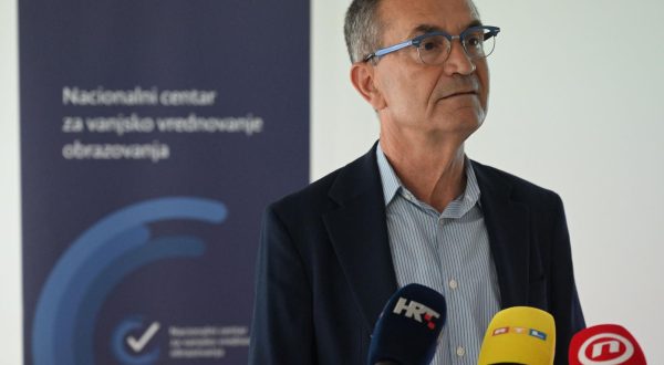 7.6.2023., Zagreb - U Nacionalnom centru za vanjsko vrednovanje obrazovanja ravnatelj Vinko Filipovic predstavio je rezultate nacionalnih ispita u skolskoj godini 2022. i 2023. Photo: Davorin Visnjic/PIXSELL