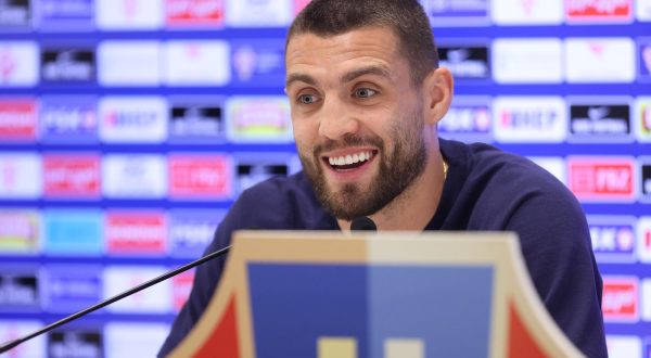 7.6.2023., Rijeka - Konferencija za medije  Hrvatske nogometne reprezentacije. Mateo Kovacic Photo: Nel Pavletic/PIXSELL