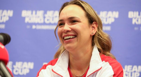 07.11.2022., Rijeka - U dvorani Zamet odrzana je konferencija za medije hrvatske zenske teniske reprezentacije uoci susreta Hrvatska i Njemacka u Billie Jean King kupu. Donna Vekic   Photo: Goran Kovacic/PIXSELL