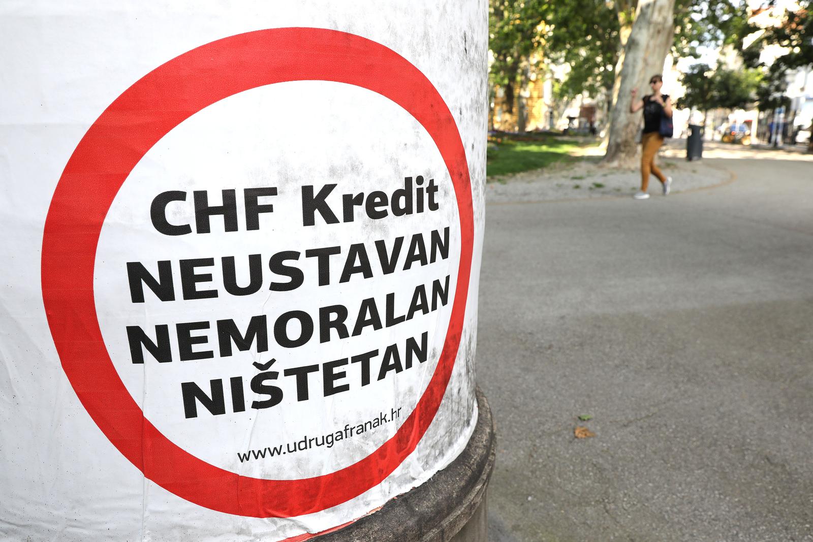 09.06.2023., Zagreb - Ostalo je jos samo 5 dana za podnosenje tuzbe zbog kredita u svicarcima, jer ce svaka tuzba koja se podnese nakon 13. lipnja 2023. biti kasno podnesena, i obestecenje nece biti moguce uslijed zastare potrazivanja. Photo: Patrik Macek/PIXSELL