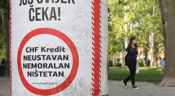 09.06.2023., Zagreb - Ostalo je jos samo 5 dana za podnosenje tuzbe zbog kredita u svicarcima, jer ce svaka tuzba koja se podnese nakon 13. lipnja 2023. biti kasno podnesena, i obestecenje nece biti moguce uslijed zastare potrazivanja. Photo: Patrik Macek/PIXSELL