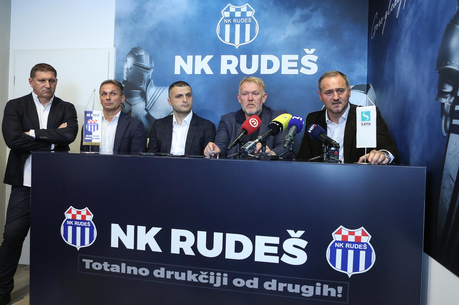 09.06.2023.,Zagreb - Konferencija za medije te sluzbeno predstavljanje novog trenera NK Rudesa Roberta Prosineckog.
 Photo: Robert Anic/PIXSELL