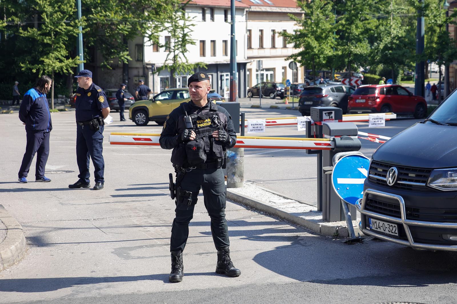 09.06.2023., Sarajevo, Bosna i Hercegovina - Ukupno pet parkinga zapecaceno je jutros u sklopu predmeta koji se odnosi na akciju 'Start'.  Photo: Armin Durgut/PIXSELL
